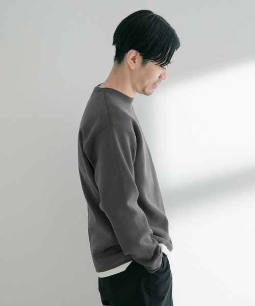 ITEMS URBANRESEARCH（アイテムズ アーバンリサーチ）の「ミラノリブ 多機能ニット アンサンブル(セットアイテム)（ニット/セーター・メンズ・グレー/ベージュ/ブルー・MEDIUM/LARGE）」の13枚目の写真