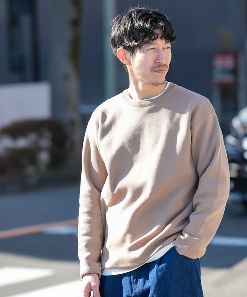 ITEMS URBANRESEARCH（アイテムズ アーバンリサーチ）の「ミラノリブ 多機能ニット アンサンブル(セットアイテム)（ニット/セーター・メンズ・グレー/ベージュ/ブルー・MEDIUM/LARGE）」の16枚目の写真