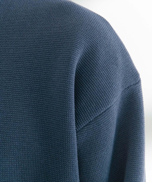 ITEMS URBANRESEARCH（アイテムズ アーバンリサーチ）の「ミラノリブ 多機能ニット アンサンブル(セットアイテム)（ニット/セーター・メンズ・グレー/ベージュ/ブルー・MEDIUM/LARGE）」の22枚目の写真