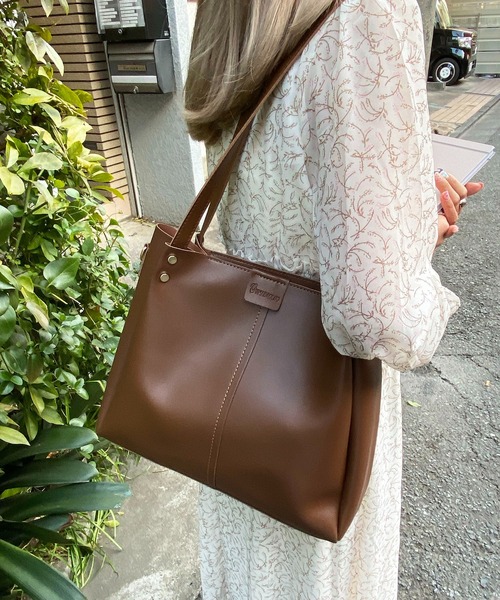 EPICKS（エピックス）の「2WAYフェイクレザーショルダーバッグ トート