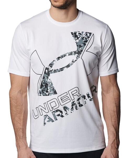 UNDER ARMOUR(アンダーアーマー)の「UAテック ショートスリーブTシャツ 〈エクストララージロゴ〉(トレーニング/メンズ)(Tシャツ/カットソー・メンズ・ネイビー/ホワイト/ブラック×ホワイト/ブラック×レッド・M/XXL/L/XL/S/3XL)」の7枚目の写真
