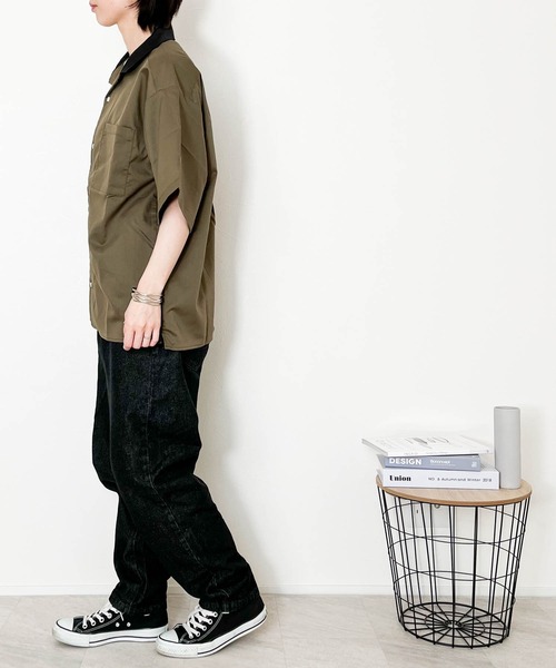 Ritzy（リッツィー）の「12オンス ワイドテーパード 5ポケット デニムパンツ（デニムパンツ・メンズ・ブルー系その他/インディゴブルー/ブラック系その他/ブラック系その他2/ブルー系その他2・LARGE/X-LARGE/MEDIUM）」の16枚目の写真