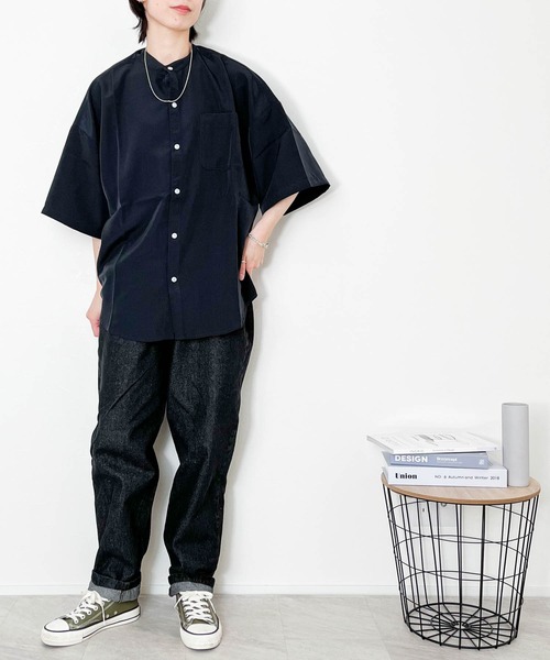 Ritzy（リッツィー）の「12オンス ワイドテーパード 5ポケット デニムパンツ（デニムパンツ・メンズ・ブルー系その他/インディゴブルー/ブラック系その他/ブラック系その他2/ブルー系その他2・LARGE/X-LARGE/MEDIUM）」の12枚目の写真