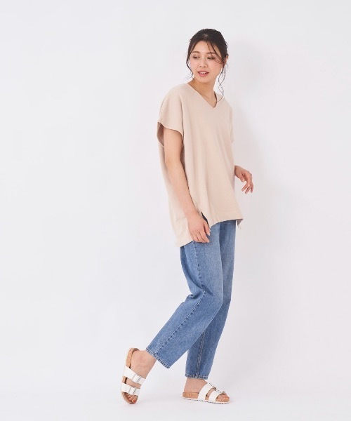 Ocean Pacific（オーシャンパシフィック）の「【OP:オーピー】レディース半袖Tシャツ（Tシャツ/カットソー・レディース・ベージュ/グリーン/イエロー・MEDIUM）」の5枚目の写真