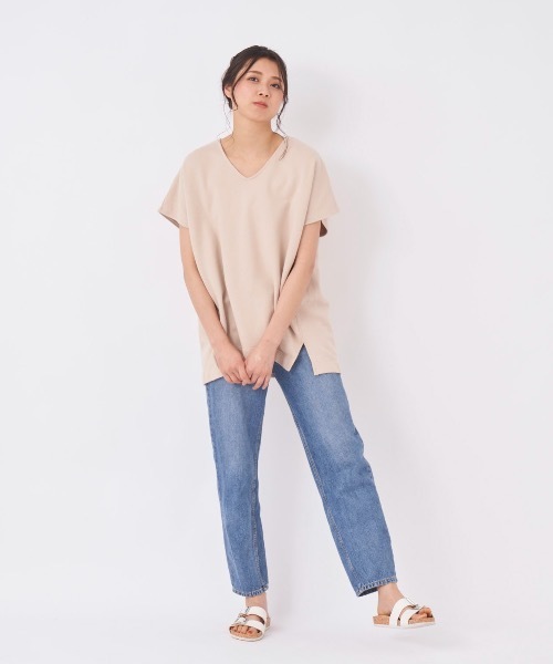 Ocean Pacific（オーシャンパシフィック）の「【OP:オーピー】レディース半袖Tシャツ（Tシャツ/カットソー・レディース・ベージュ/グリーン/イエロー・MEDIUM）」の6枚目の写真