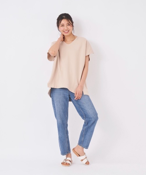 Ocean Pacific（オーシャンパシフィック）の「【OP:オーピー】レディース半袖Tシャツ（Tシャツ/カットソー・レディース・ベージュ/グリーン/イエロー・MEDIUM）」の7枚目の写真