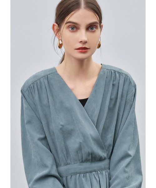 STYLE DELI（スタイルデリ）の「ボトムボリュームフープピアス（ピアス（両耳用）・レディース・ゴールド/シルバー・FREE）」の5枚目の写真