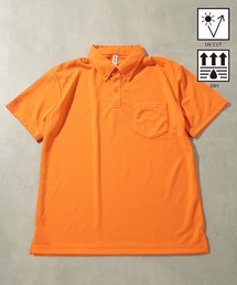 【Printstar】UVカット! 4.4オンス ドライ ボタンダウンポロシャツ ゴルフ ヨガ ジム フィットネス glimmer 00331