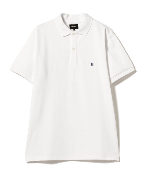 BEAMS（ビームス）の「BEAMS / ワンポイント ストレッチ ポロシャツ（ポロシャツ・メンズ・ホワイト/ネイビー/トップグレー・XL/L/M/S）」の6枚目の写真