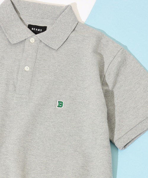 BEAMS（ビームス）の「BEAMS / ワンポイント ストレッチ ポロシャツ（ポロシャツ・メンズ・ホワイト/ネイビー/トップグレー・XL/L/M/S）」の3枚目の写真