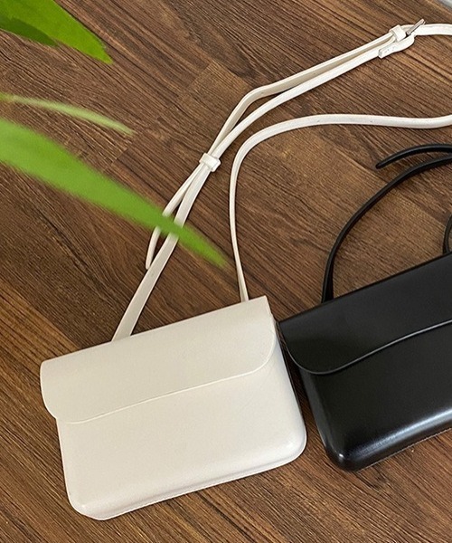 SETUP7(セットアップセブン)の「【SETUP7】PUレザーサッチェルバッグ ショルダーバッグ KNF(ショルダーバッグ・レディース・レッド/ホワイト/ブラウン/パープル/ブラック/イエロー・FREE)」の12枚目の写真