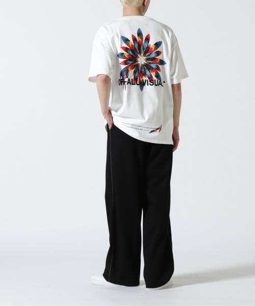 A4A（エーフォーエー）の「A4A/エーフォーエー/PEACOK FLOWERショートスリーブTシャツ（Tシャツ/カットソー・メンズ・ホワイト/ブラック・F）」の16枚目の写真
