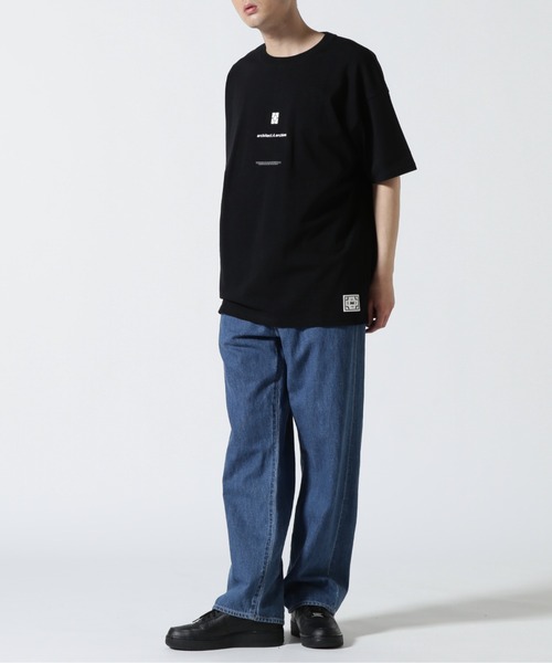 A4A（エーフォーエー）の「A4A/エーフォーエー/PEACOK FLOWERショートスリーブTシャツ（Tシャツ/カットソー・メンズ・ホワイト/ブラック・F）」の6枚目の写真