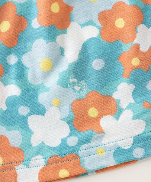 KP(ケーピー)の「花柄プリント切り替え半袖ワンピース(100~130cm)(ワンピース・キッズ・ピンク/エメラルド・110cm/120cm/130cm/100cm)」の10枚目の写真