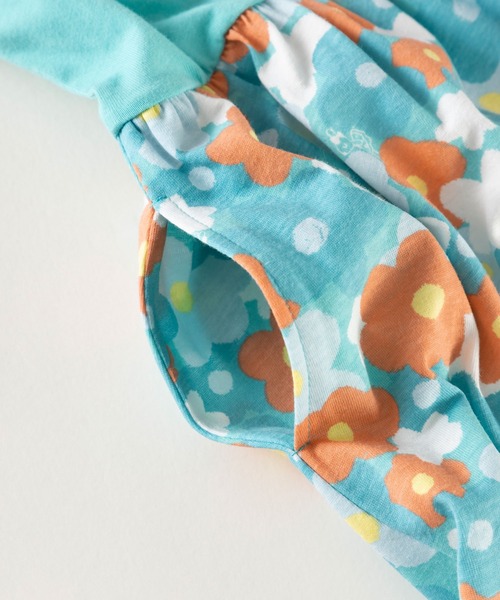 KP(ケーピー)の「花柄プリント切り替え半袖ワンピース(100~130cm)(ワンピース・キッズ・ピンク/エメラルド・110cm/120cm/130cm/100cm)」の11枚目の写真