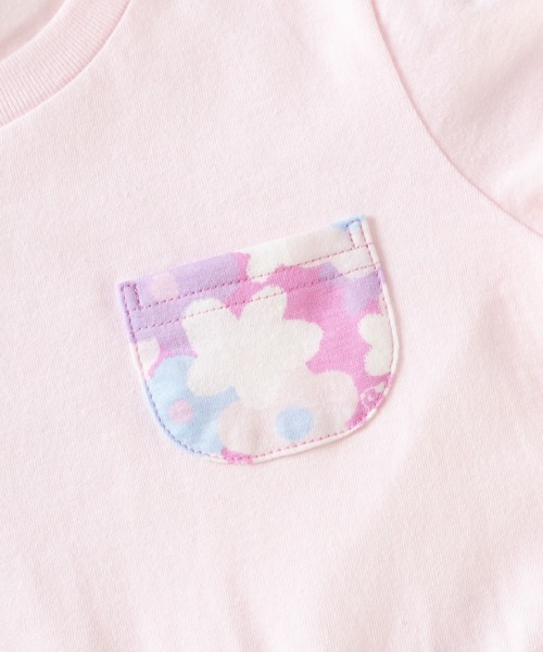 KP(ケーピー)の「花柄プリント切り替え半袖ワンピース(100~130cm)(ワンピース・キッズ・ピンク/エメラルド・110cm/120cm/130cm/100cm)」の13枚目の写真