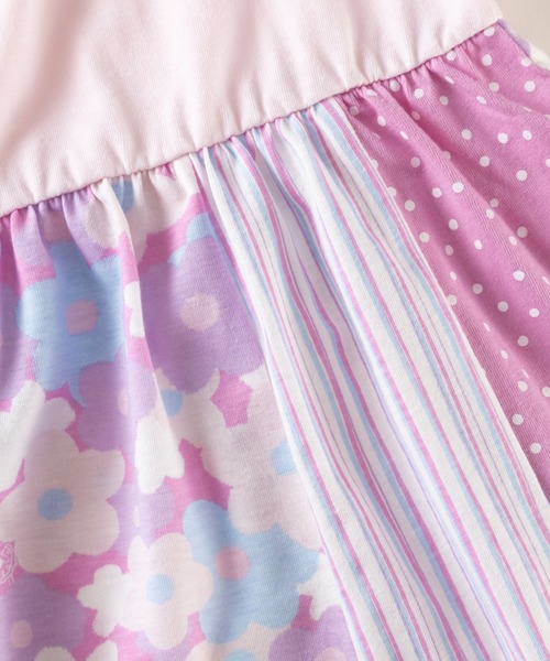 KP(ケーピー)の「花柄プリント切り替え半袖ワンピース(100~130cm)(ワンピース・キッズ・ピンク/エメラルド・110cm/120cm/130cm/100cm)」の14枚目の写真