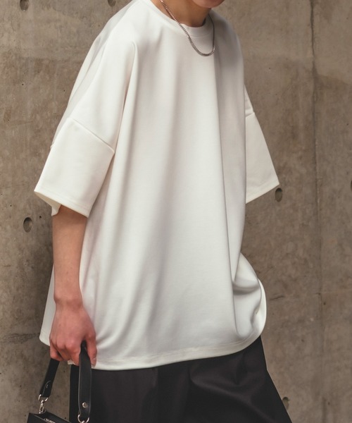 NULL（ヌル）の「【NULL】フラワー バックプリント ポンチ 半袖Tシャツ（Tシャツ/カットソー・メンズ・ホワイト/ブラック・MEDIUM/LARGE）」の10枚目の写真