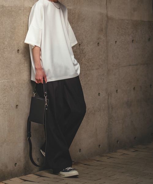 NULL（ヌル）の「【NULL】フラワー バックプリント ポンチ 半袖Tシャツ（Tシャツ/カットソー・メンズ・ホワイト/ブラック・MEDIUM/LARGE）」の20枚目の写真