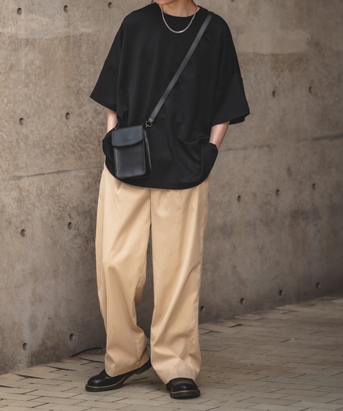 NULL（ヌル）の「【NULL】フラワー バックプリント ポンチ 半袖Tシャツ（Tシャツ/カットソー・メンズ・ホワイト/ブラック・MEDIUM/LARGE）」の11枚目の写真