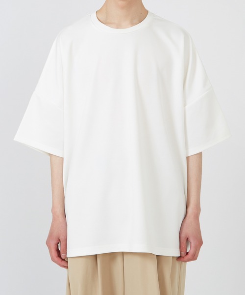 NULL（ヌル）の「【NULL】フラワー バックプリント ポンチ 半袖Tシャツ（Tシャツ/カットソー・メンズ・ホワイト/ブラック・MEDIUM/LARGE）」の14枚目の写真