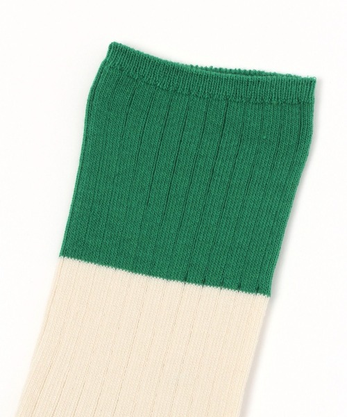 LEPSIM（レプシィム）の「カラー2トーンソックス　189687（ソックス/靴下・レディース・ピンク/グリーン/イエロー/オレンジ・ONE SIZE）」の5枚目の写真