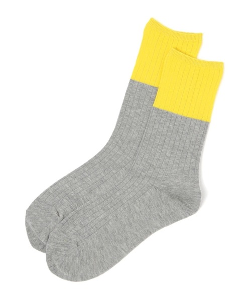 LEPSIM（レプシィム）の「カラー2トーンソックス　189687（ソックス/靴下・レディース・ピンク/グリーン/イエロー/オレンジ・ONE SIZE）」の15枚目の写真