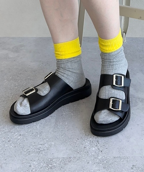 LEPSIM（レプシィム）の「カラー2トーンソックス　189687（ソックス/靴下・レディース・ピンク/グリーン/イエロー/オレンジ・ONE SIZE）」の13枚目の写真