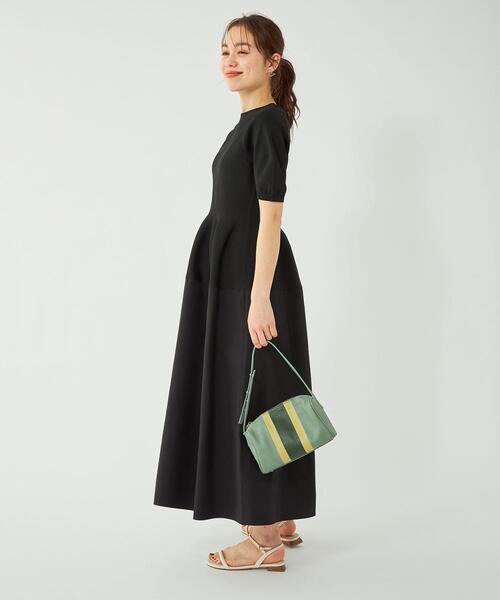 【新品未使用】グリーンレーベルリラクシング　ドッキングワンピース セール】タフタ ドッキング ワンピース（ワンピース）｜green