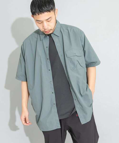 BURLAP OUTFITTER(バーラップアウトフィッター)の「『速乾』『撥水』『別注』BURLAP OUTFITTER×EKAL サプレックスナイロンS/Sシャツ(シャツ/ブラウス・メンズ・ブラウン/グレー・MEDIUM/LARGE)」の17枚目の写真
