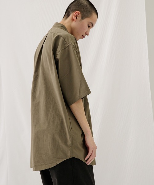 BURLAP OUTFITTER(バーラップアウトフィッター)の「『速乾』『撥水』『別注』BURLAP OUTFITTER×EKAL サプレックスナイロンS/Sシャツ(シャツ/ブラウス・メンズ・ブラウン/グレー・MEDIUM/LARGE)」の12枚目の写真
