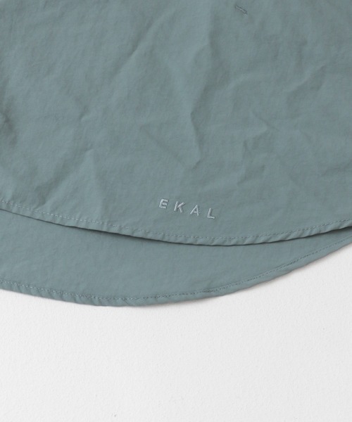 BURLAP OUTFITTER(バーラップアウトフィッター)の「『速乾』『撥水』『別注』BURLAP OUTFITTER×EKAL サプレックスナイロンS/Sシャツ(シャツ/ブラウス・メンズ・ブラウン/グレー・MEDIUM/LARGE)」の6枚目の写真