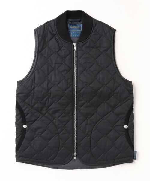 LAVENHAM（ラベンハム）の「BOMBER GILET MENS / ボンバージレ メンズ（ベスト・メンズ・ネイビー/ブラック・M/S/L/XL）」の2枚目の写真