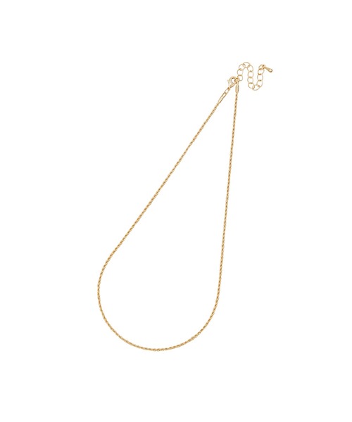 ADAM ET ROPE'(アダムエロペ)の「【LES BIJOUX】ツイストチェーンネックレス(ネックレス・レディース・シルバー/ゴールド・FREE)」の7枚目の写真