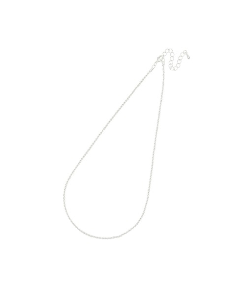 ADAM ET ROPE'(アダムエロペ)の「【LES BIJOUX】ツイストチェーンネックレス(ネックレス・レディース・シルバー/ゴールド・FREE)」の4枚目の写真