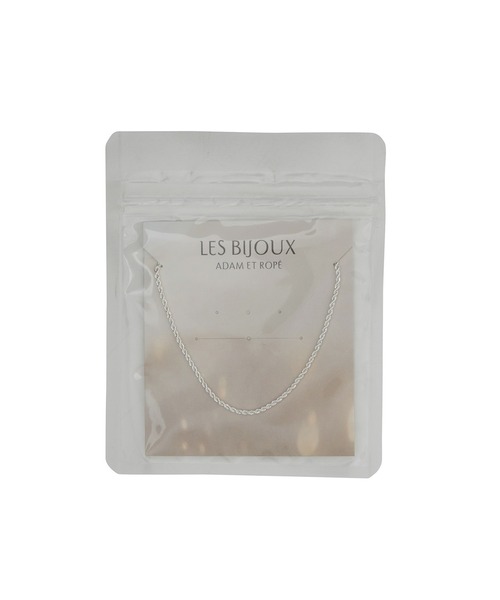 ADAM ET ROPE'(アダムエロペ)の「【LES BIJOUX】ツイストチェーンネックレス(ネックレス・レディース・シルバー/ゴールド・FREE)」の6枚目の写真
