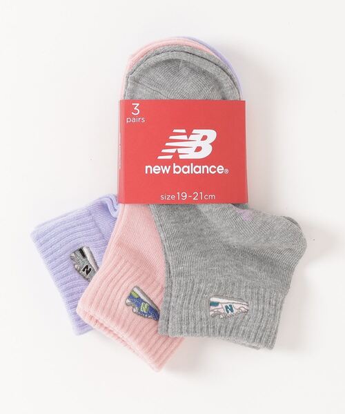 NEW BALANCE(ニューバランス)の「ジュニア3Pソックスガールズ(ソックス/靴下・キッズ・その他・SMALL/X-SMALL)」の5枚目の写真