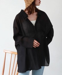 楊柳クレープシャツ