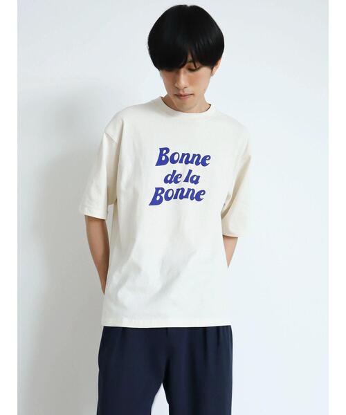 CRAFT STANDARD BOUTIQUE(クラフトスタンダードブティック)の「BONNE TEE(Tシャツ/カットソー・レディース・チャコールグレー/オフホワイト/アイボリー・M/L/XL)」の10枚目の写真