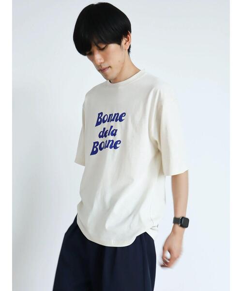 CRAFT STANDARD BOUTIQUE(クラフトスタンダードブティック)の「BONNE TEE(Tシャツ/カットソー・レディース・チャコールグレー/オフホワイト/アイボリー・M/L/XL)」の11枚目の写真