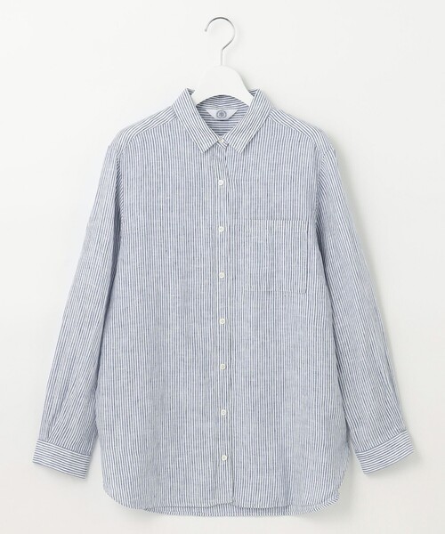 J.PRESS Ladies(J.プレス レディス)の「【洗える】リネン シャツ(シャツ/ブラウス・レディース・ダルブルー系/パープル系1/ライトグレー系/ネイビー系1/ホワイト系/ネイビー系・XS)」の17枚目の写真