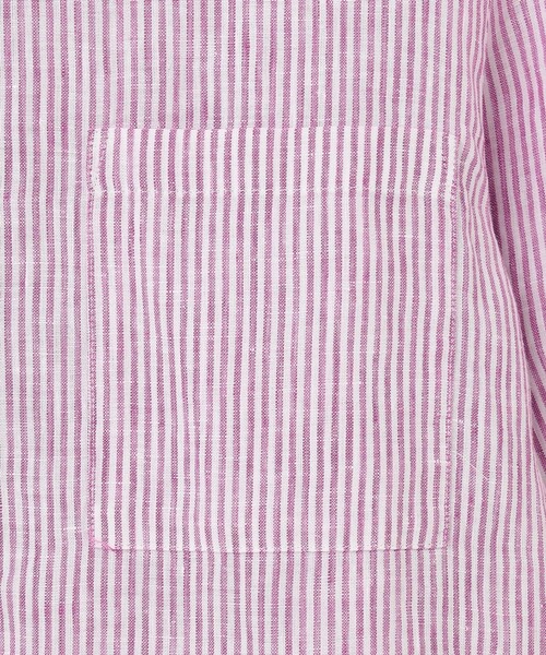 J.PRESS Ladies(J.プレス レディス)の「【洗える】リネン シャツ(シャツ/ブラウス・レディース・ダルブルー系/パープル系1/ライトグレー系/ネイビー系1/ホワイト系/ネイビー系・XS)」の21枚目の写真