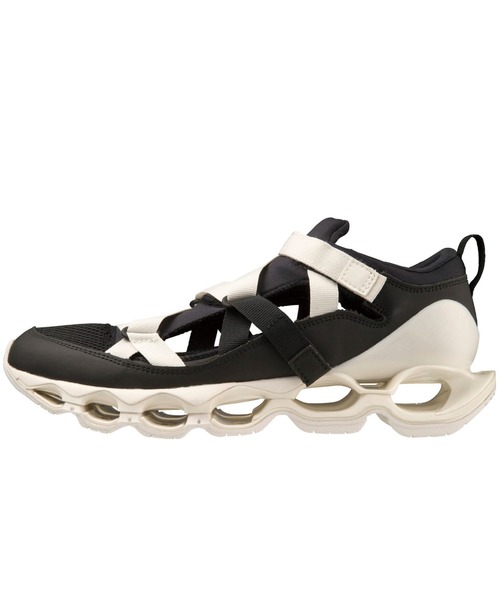 ミズノ WAVE PROPHECY Strap スニーカー 26 MIZUNO ミズノ WAVE PROPHECY STRAP ダークベージュ メンズ