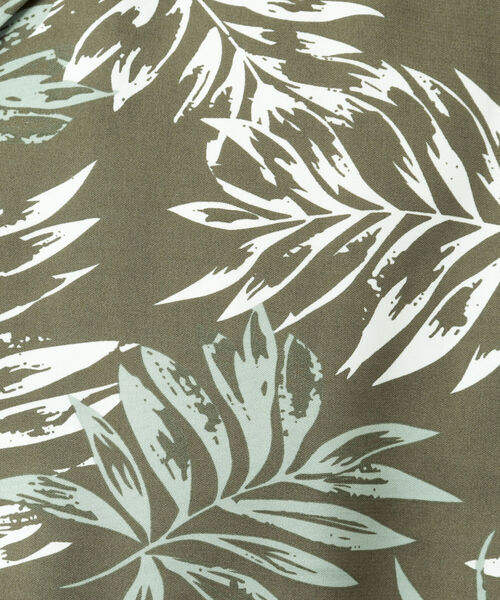 NOLLEY'S goodman（ノーリーズグッドマン）の「【WORK ABOUT/ワークアバウト】SUN BEACH SHIRT 総柄オープンカラーシャツ（シャツ/ブラウス・メンズ・ブラック系その他/ベージュ系その他/ブルー系その他/グリーン系その他・M/L）」の20枚目の写真