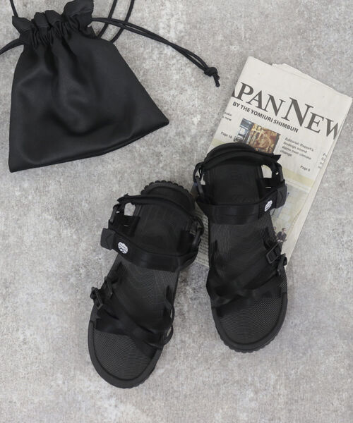 SHAKA（シャカ）の「【SHAKA/シャカ】RIVER GUIDE　スポサン（サンダル・レディース・ブラック/ベージュ・23/24）」の2枚目の写真