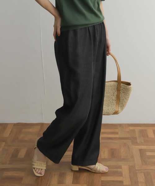 URBAN RESEARCH DOORS(アーバンリサーチドアーズ)の「リヨセルデニムイージーパンツ(その他パンツ・レディース・ブラック/インディゴブルー・SMALL/MEDIUM)」の17枚目の写真