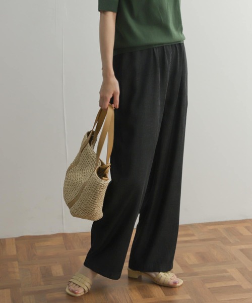 URBAN RESEARCH DOORS(アーバンリサーチドアーズ)の「リヨセルデニムイージーパンツ(その他パンツ・レディース・ブラック/インディゴブルー・SMALL/MEDIUM)」の18枚目の写真