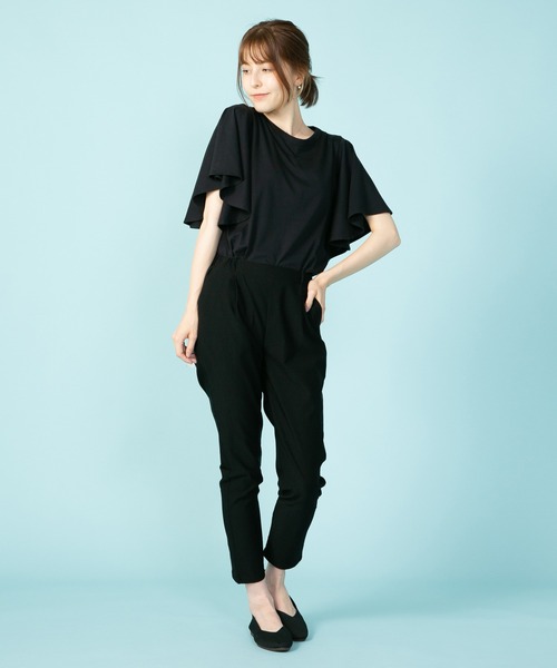 JEANS MATE(ジーンズメイト)の「大人のライフスタイル テーパードスキニーパンツ リラックス ストレッチ(その他パンツ・レディース・ブラック/ライトグレー・MEDIUM/SMALL)」の16枚目の写真