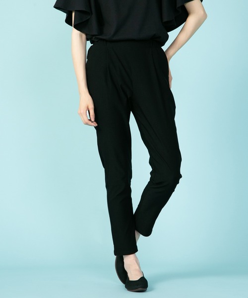 JEANS MATE(ジーンズメイト)の「大人のライフスタイル テーパードスキニーパンツ リラックス ストレッチ(その他パンツ・レディース・ブラック/ライトグレー・MEDIUM/SMALL)」の17枚目の写真