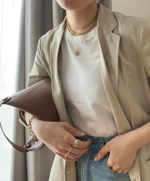 ear PAPILLONNER（イアパピヨネ）の「《金属アレルギー対応》ステンレスツチメコインネックレス（ネックレス・レディース・シルバー/ゴールド・FREE）」の11枚目の写真